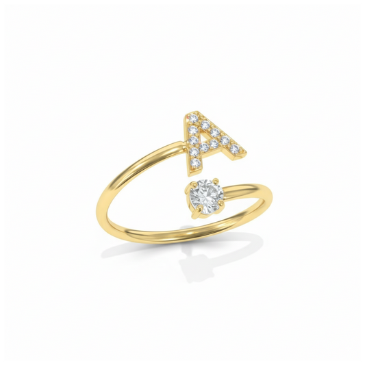 The Always Yours Initial Ring