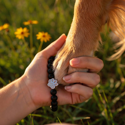Ever-Loyal Paw Bead Bracelet