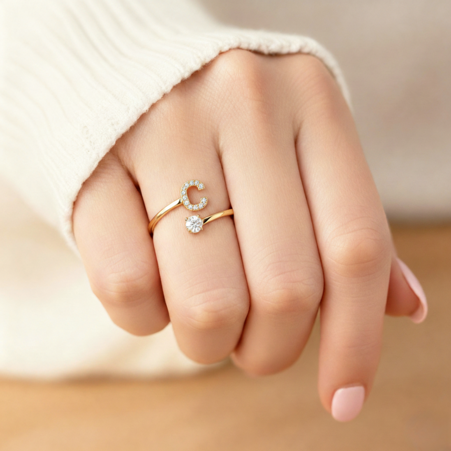 The Always Yours Initial Ring