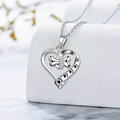 Ever-Faithful Heart & Bone Necklace